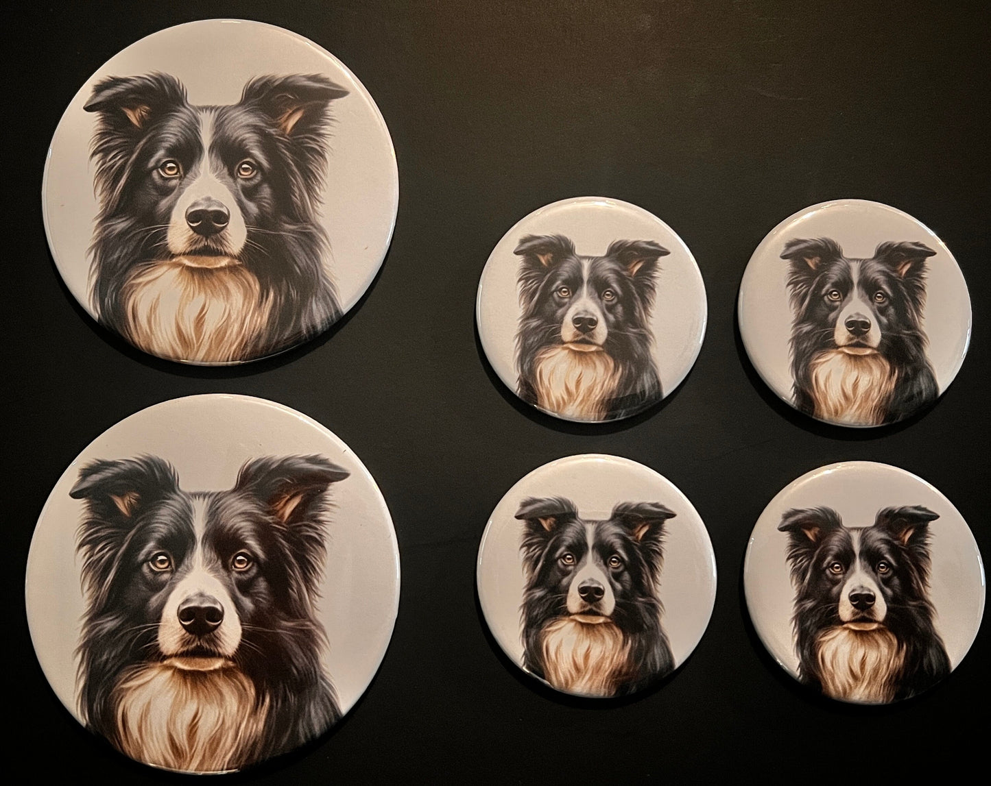 Herding Dog Magnets: 6 pack (7 breeds to choose from) Secure Memories with Canine Charm!